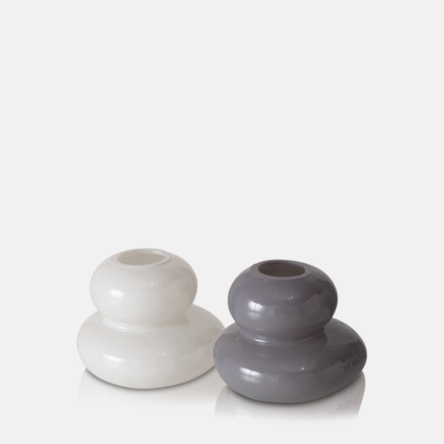 Exmouth Glass Vases - Set of 2