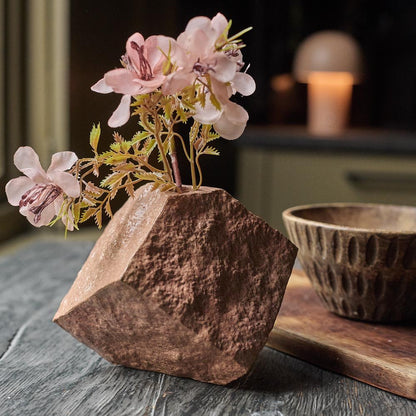 Floyd Geometric Vase, Brick