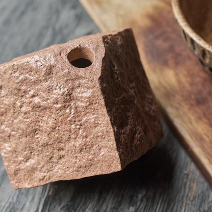 Floyd Geometric Vase, Brick